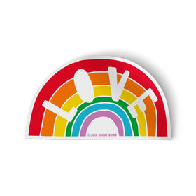 Love Rainbow Big  Sticker