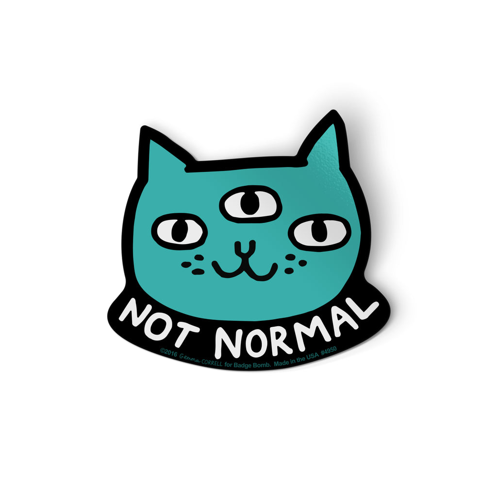 Not Normal Sticker by Gemma Correll