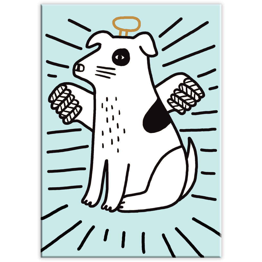 Blessed Dog Rectangle Magnet