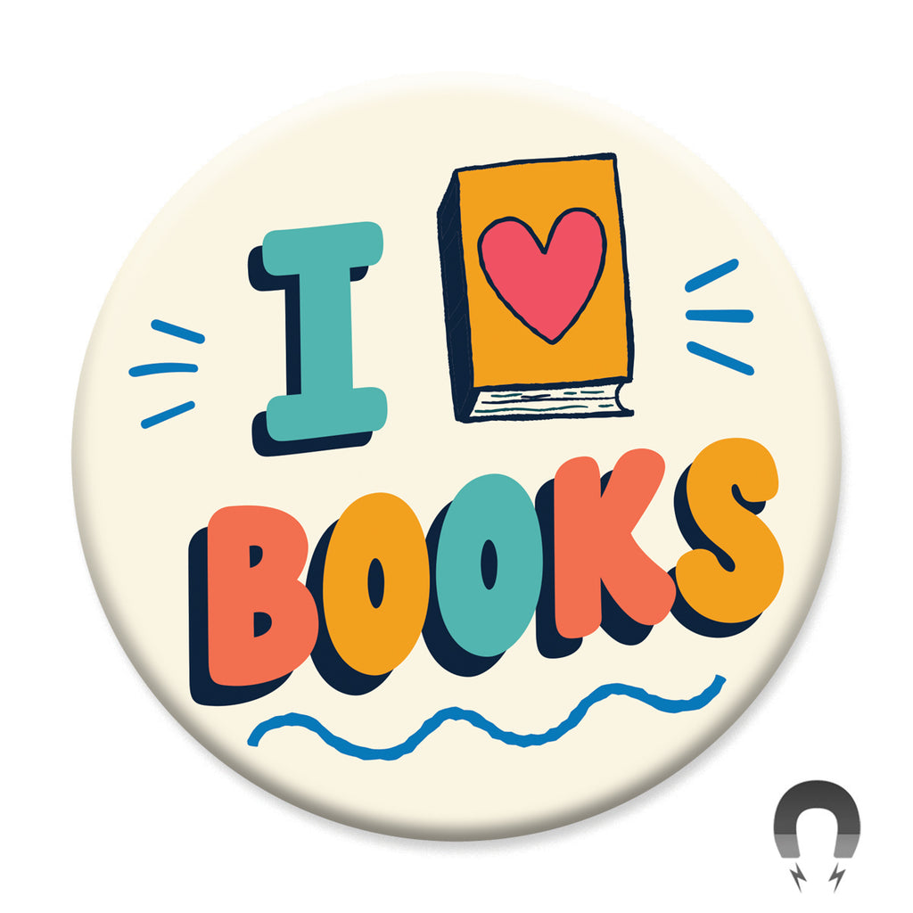 I Heart Books Magnet