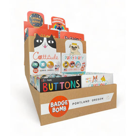 Act Naturally 1" Button Box