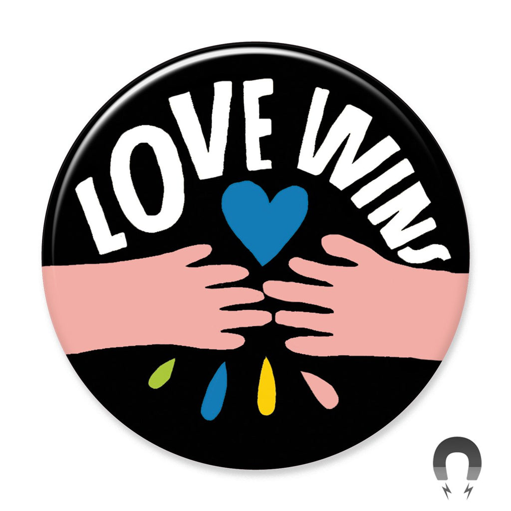 Love Wins Hands Big Magnet