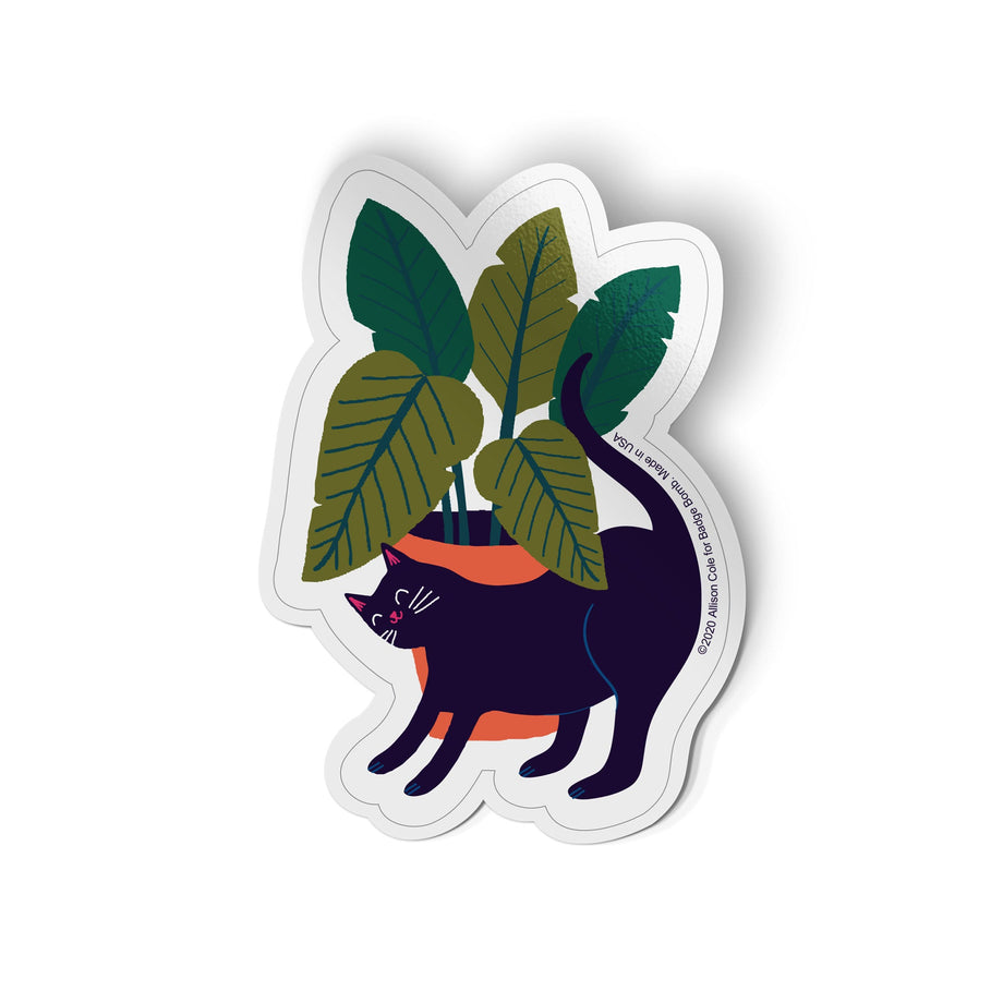 Cat Scratch - Purrfect Plants Sticker by Allison Cole & Badge Bomb. – Badge  Bomb Wholesale