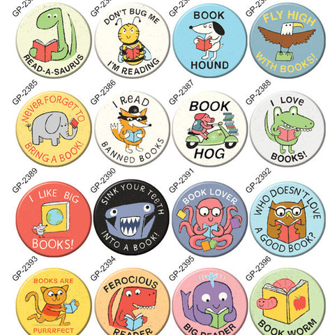 Lil Readers Buttons by Greg Pizzoli